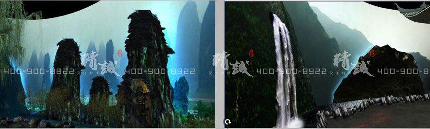 旅游行業展廳設計效果圖 旅游行業展廳設計效果圖