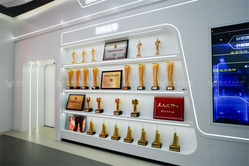 建筑行業展廳設計-中建八局西北公司企業展廳落成 建筑行業展廳設計-中建八局西北公司企業展廳落成